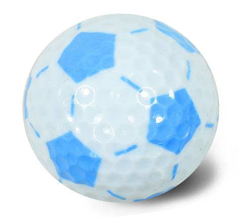 Nitro Novelty Golf Balls Soccer White Medblue