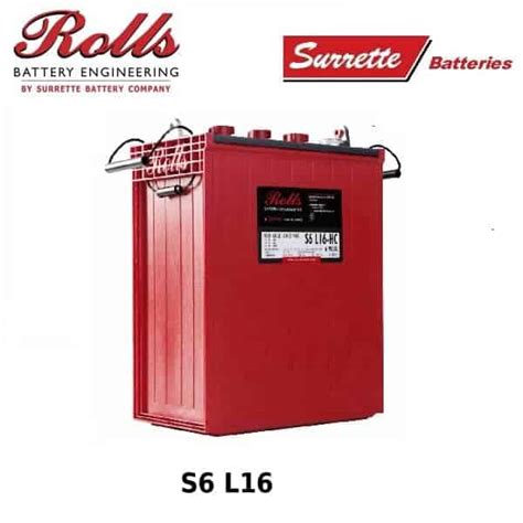 Batería Solar 6v 390 Ah Rolls S6 L16 Larga Vida útil