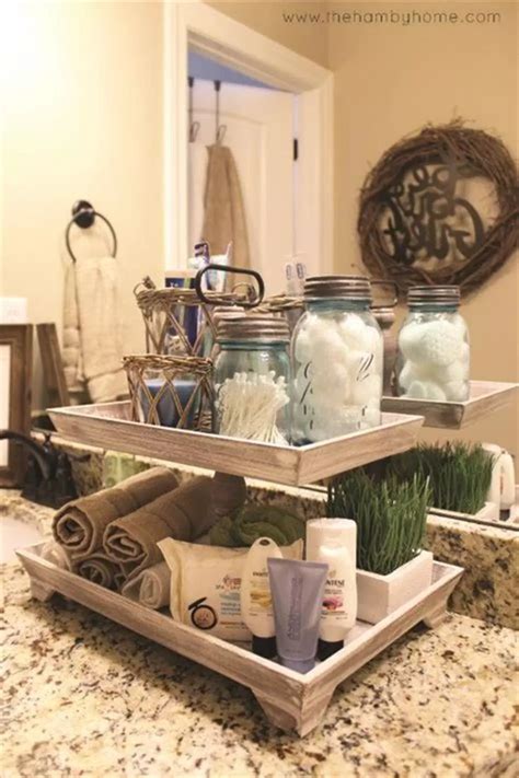 40 Beautiful Bathroom Vanity Tray Decor Ideas 48 Decorecent Diy