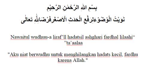 Namun sebelum melakukannya, awalilah dengan niat wudhu. Tata Cara Wudhu, Niat dan Doa Ketika Berwudhu - Blog ...