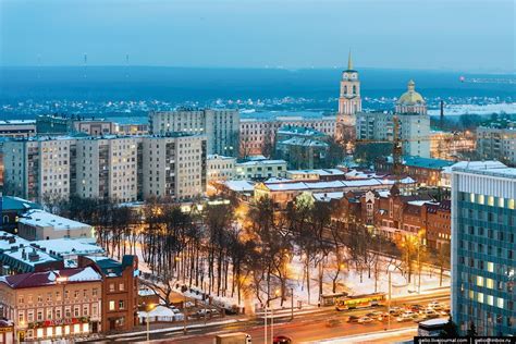 Winter In Perm City The View From Above · Russia Travel Blog