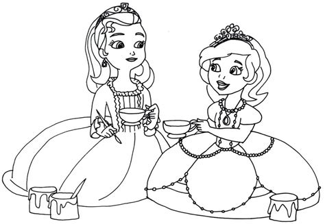 Sofia The First Coloring Pages Pdf At Getcolorings Com Free Printable