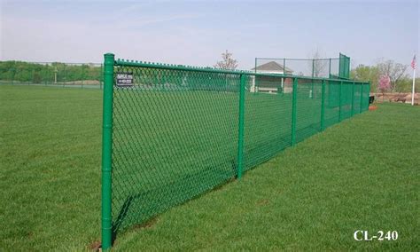 Green Vinyl Coated Chain Link Fences Midwest Fence