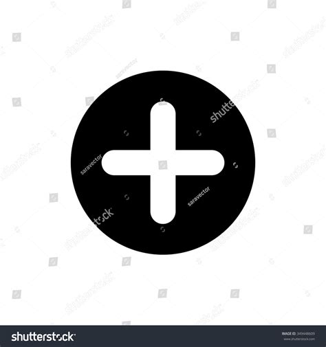 Add Sign Stock Vector Royalty Free 349448609 Shutterstock