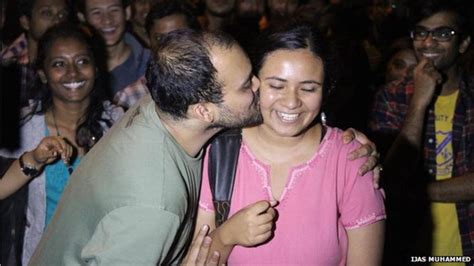 Bbctrending How The Kiss Of Love Spread Across India Bbc News