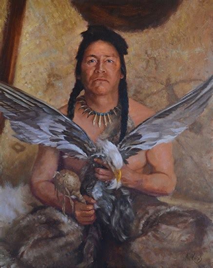 Michelle Kondos Work Detail Placating The Spirit Of A Slain Eagle