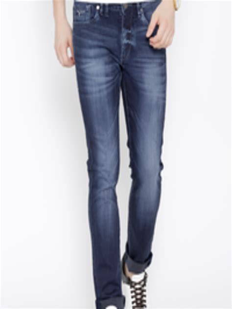 Buy Flying Machine Navy Jackson Skinny Fit Stretchable Jeans Jeans