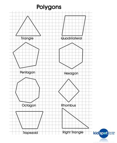 Shapes For Kids Polygons Shapes