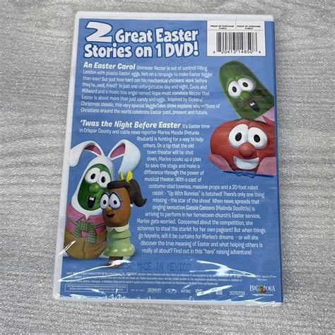 Veggietales Double Feature Easter Carol And Twas The Night Before Easter Dvd Ebay