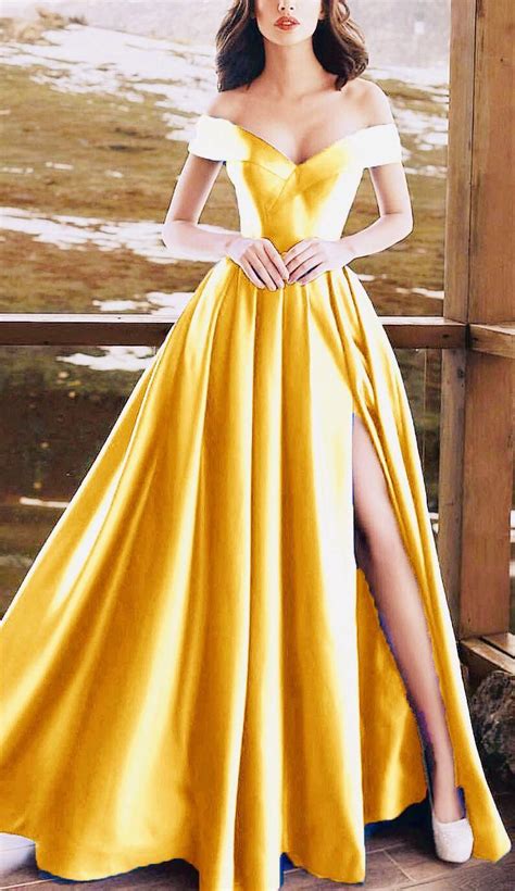 Review Of Off The Shoulder Yellow Dress 2022 Melumibeautycloud