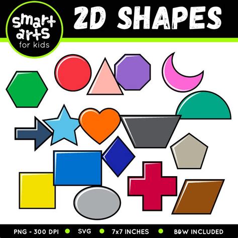 2d Shapes Clip Art Educational Clip Arts And Bible Stories