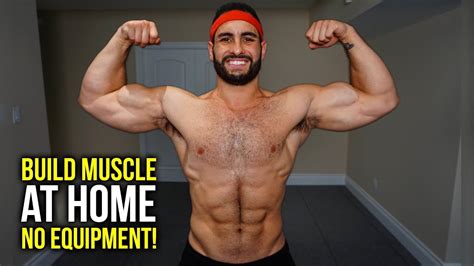 Home Workout To Build Muscle No Equipment Youtube
