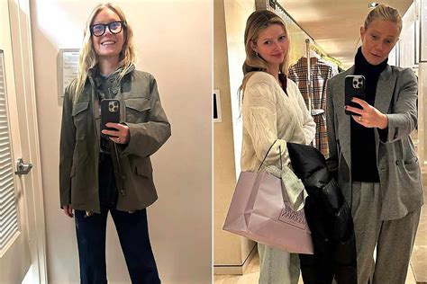 Gwyneth Paltrow Shares An Outfit Highlight Reel And Lookalike Daughter Apple Martin Makes A