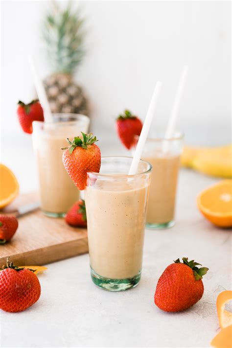 A Healthy Tropical Smoothie Recipe That Kids Love Too