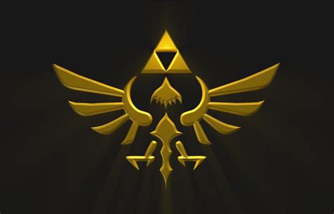 Legend Of Zelda Hyrule Crest Wallpapers Wallpaper Cave