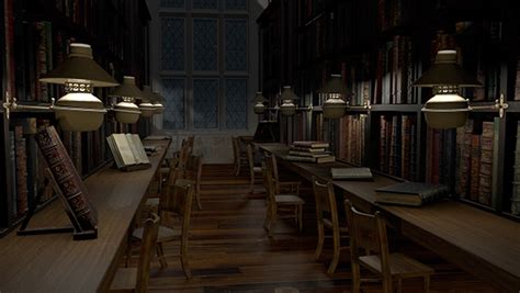 Harry Potter Hogwarts Library On Behance