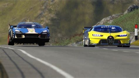 Bugatti Vision Gt Vs Mclaren Senna Gtr Lm Vs Koenigsegg One1 Gt At