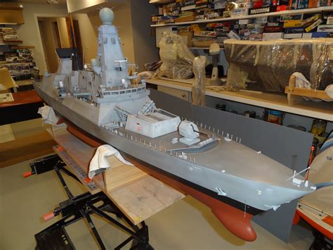 2015 Type 45 Destroyer Build Fleetscale Model Warship Model