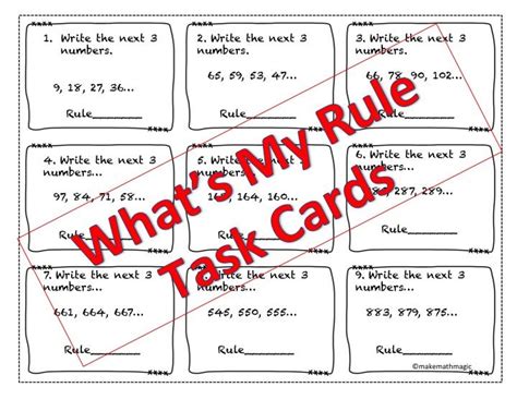 Write The Next Three Numbers For The 2 And 3 Digit Numbers Task Cards