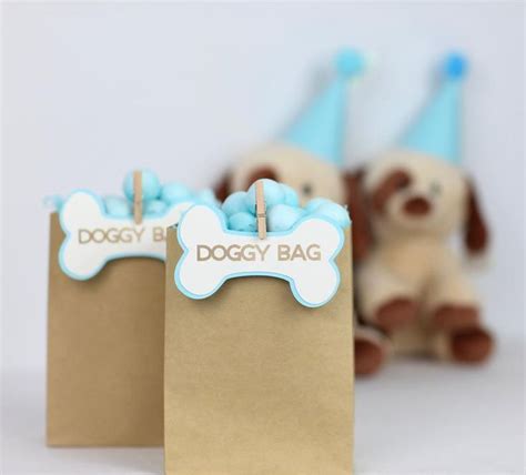 Doggy Bag T Tags Adopt A Puppy Party Adopt A Puppy Theme Etsy