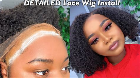 Detailed Lace Frontal Wig Install Hergivenhair Youtube