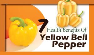 Health Benefits Of Yellow Bell Pepper