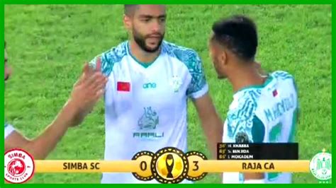 Simba Sc Vs Raja Casablanca 0 3 Highlights Caf Champions League Youtube