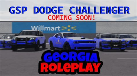 Gsp Dodge Challenger Coming Soon Roblox Georgia Roleplay Youtube
