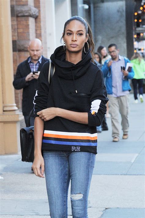Joan Smalls In Jeans Out In New York Gotceleb