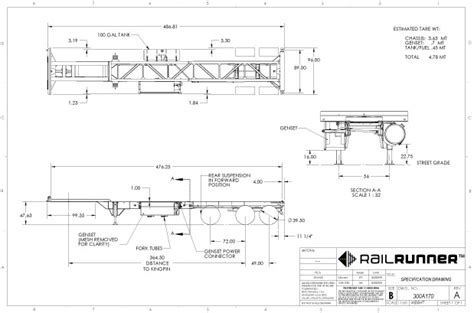 40′ Reefer Chassis Railrunner North America
