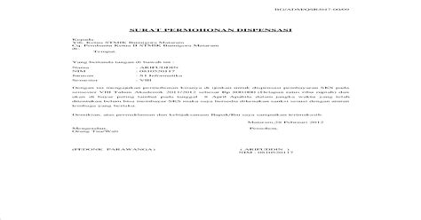 Contoh Surat Pernyataan Cicilan Uang Kuliah Delinewstv