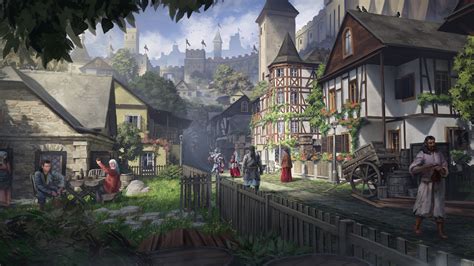 Medieval Town Wallpapers Wallpaper Cave