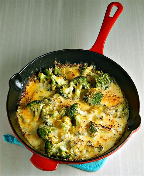 Easy Cheesy Broccoli Skillet Frugal Hausfrau