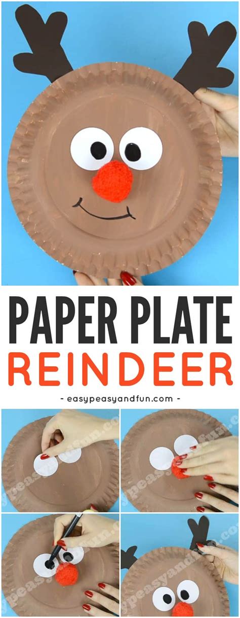 You have so many great ideas, simple activities and fun worksheets, that i and i am sure many others, really love. Reindeer Paper Plate Craft with a Cute Red Nose - Easy ...