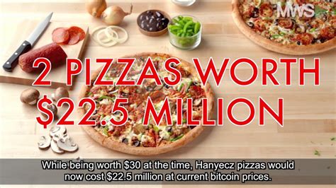 The bitcoin pizza story has ever since become one of the most told stories of crypto. Bitcoin Pizza Day: 7-Years Later, $30 in Bitcoin for Pizza Worth $22.5 Million - YouTube