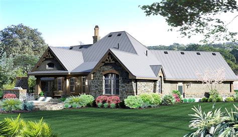 Rugged Craftsman House Plan With Striking Curb Appeal 16850wg