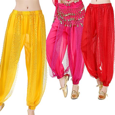 Hot Sale Belly Dance Pants For Ladies 11 Color Fringe Professional Pants Ballroom Indian Class