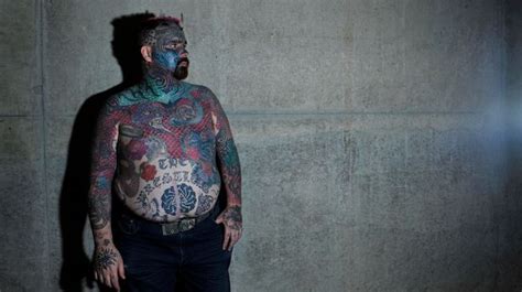 Britains Most Tattooed Man With Jeremy Kyle Show Inked On Head
