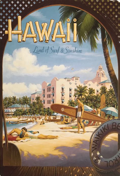 9 vintage hawaii travel posters that will make you want to pack your bags — the anthrotorian