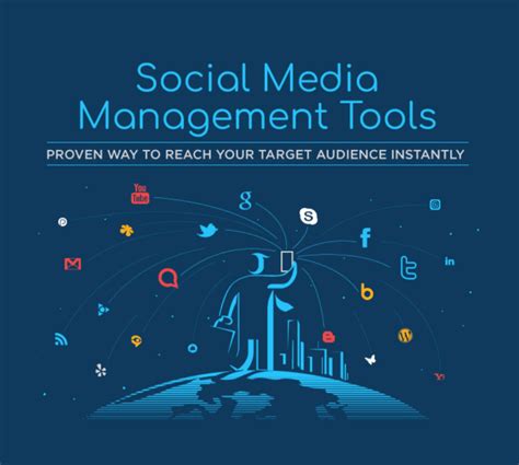 The Top 12 Tools For Social Media Management Infographic