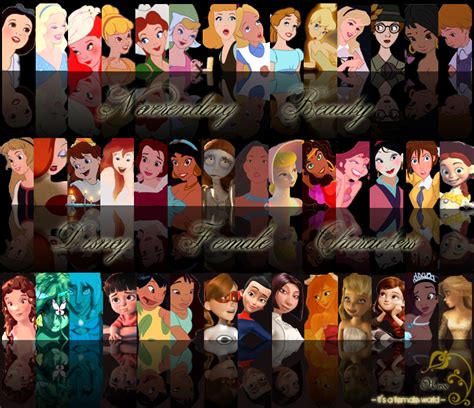 Neverending Beauty Disney Female Characters I Love This Though I Don