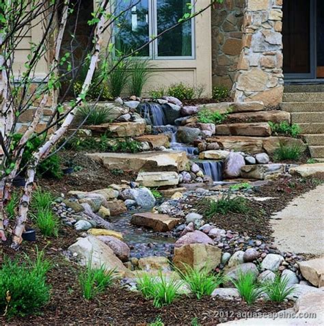 How to build a pondless waterfall (with pictures. Pondless waterfall stream | Pondless streams waterfalls ...