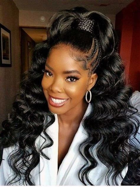 Gorgeous High Ponytail Hairstyles For Black Women New