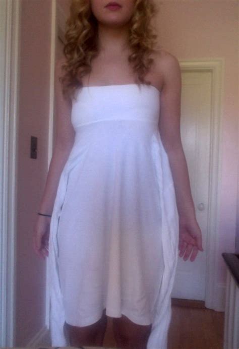 Make sure that when you mark the line across the button placket you go in between buttons instead of through a button. How To Turn A Man's Shirt Into A Dress (10 pics)