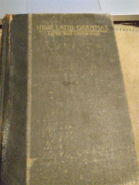 New Latin Grammar Allen And Greenough 1888 On Mercari Latin Grammar