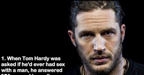 35 Facts Almost Nobody Knows About Tom Hardy. | Tom hardy quotes, Tom hardy, Tom hardy funny