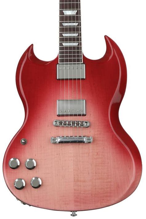 Gibson Sg Standard Hp Left Handed Hot Pink Fade G Force Tuning