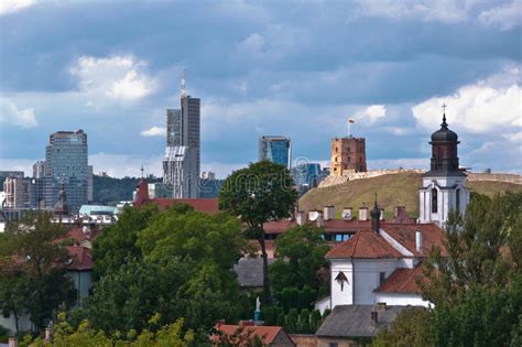 Vilnius City Skyline Stock Image Image Of Structure 42250527