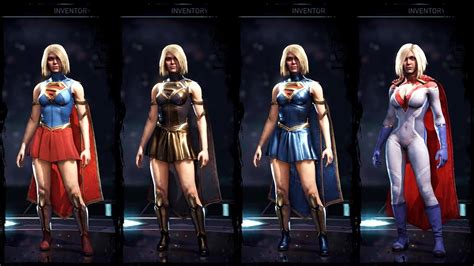 Supergirl Gear And Skin Showcase Injustice 2 Youtube