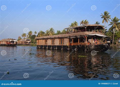 Houseboat On Backwaters In Kerala South India Editorial Photo Image